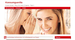 Desktop Screenshot of konsumguerilla.net