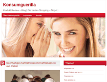 Tablet Screenshot of konsumguerilla.net